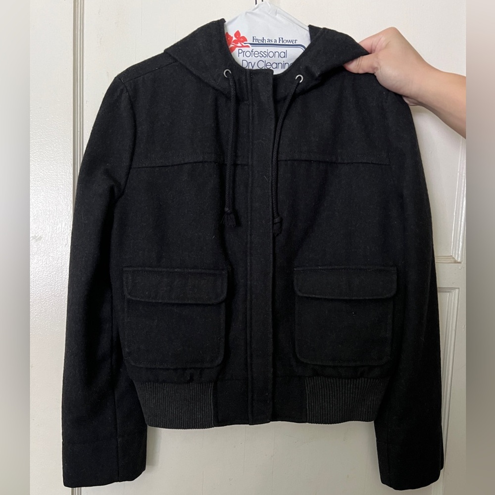 Old Navy Wool Bomber Jacket
